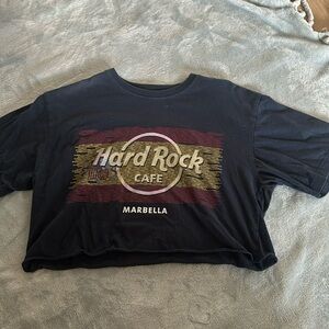 Hard Rock Cafe Cropped Tee
